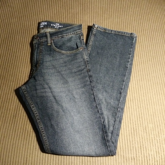 denizen straight fit jeans